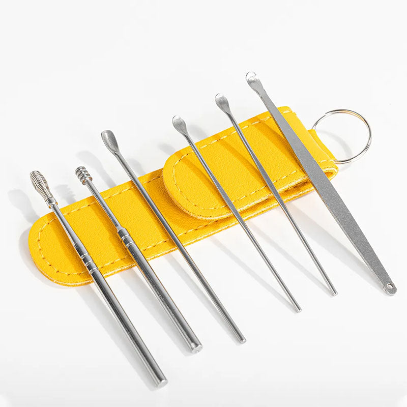 Ear Wax Cleaning Kit, 6 Pcs Ear Pick Tools