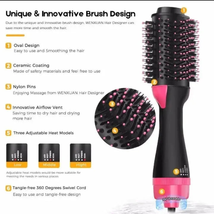 3-in-1 Hair Dryer Brush