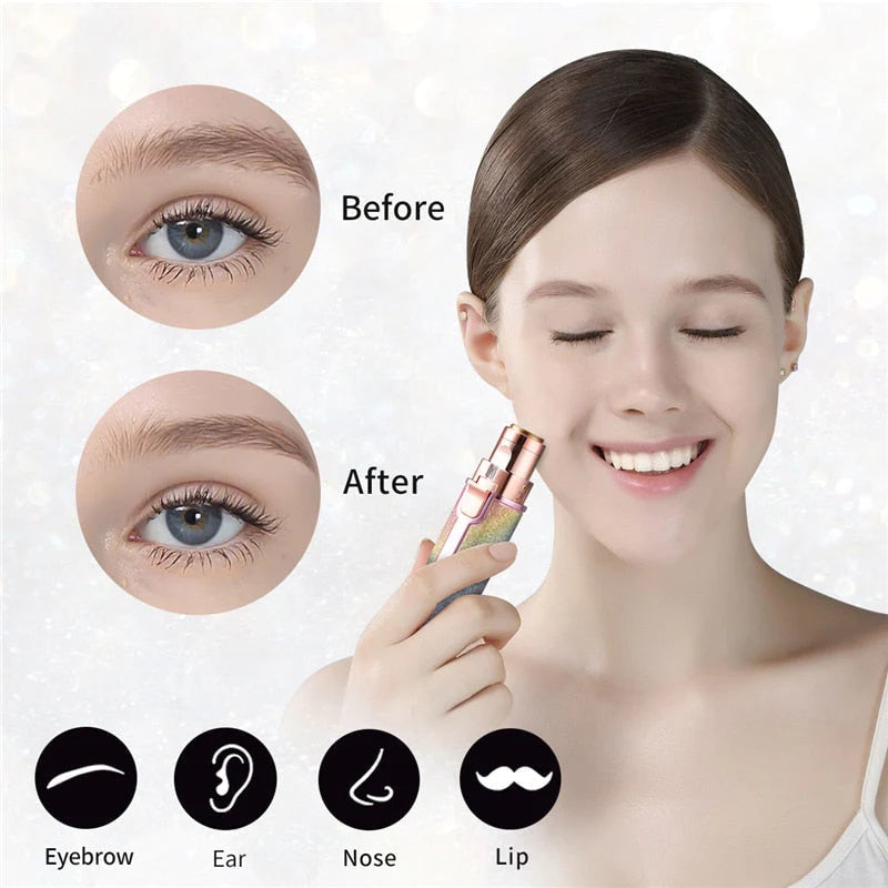 2 in 1 Flawless Eyebrow Hair Remover